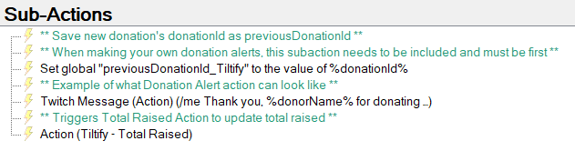 Tiltify - Recent Donation Alert